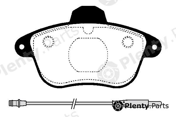 Technika 01057 — Brake Pad Set, disc brake