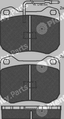 Technika 01150 — Brake Pad Set, disc brake