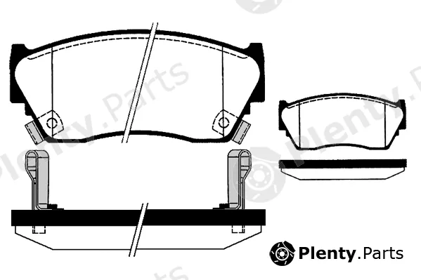 Technika 01113B — Brake Pad Set, disc brake