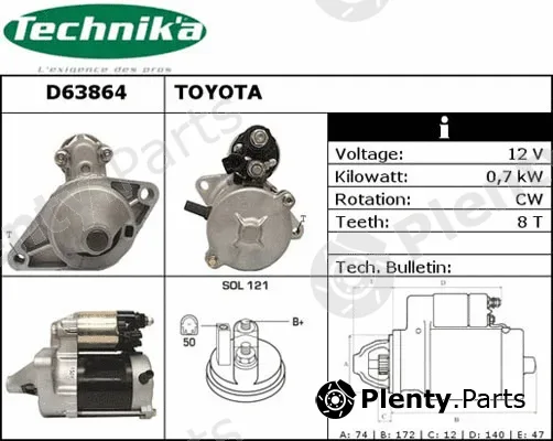 Technika D63864 — Starter
