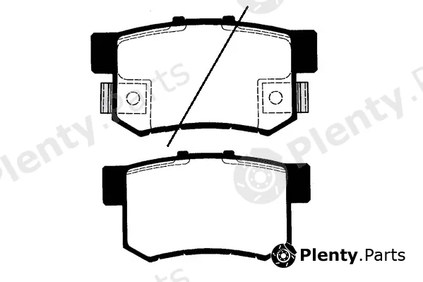 Technika 02040 — Brake Pad Set, disc brake