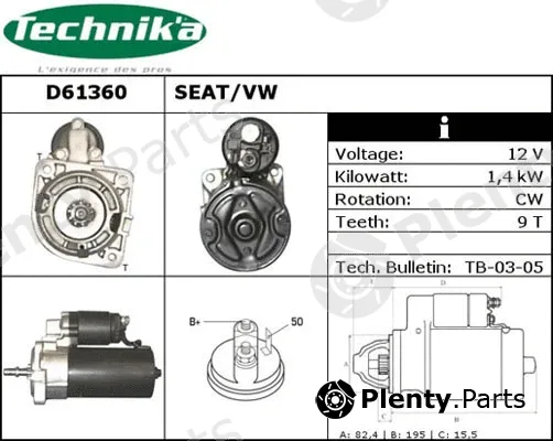 Technika D61360 — Starter