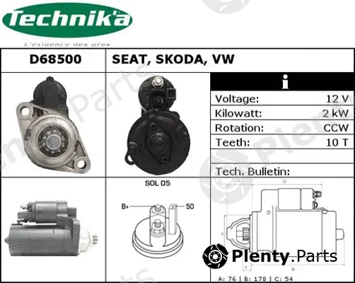 Technika D68500 — Starter
