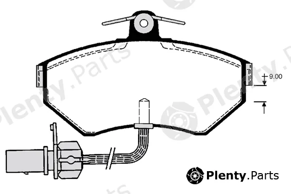 Technika 01167 — Brake Pad Set, disc brake
