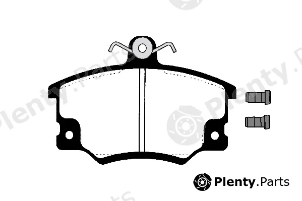 Technika 01025 — Brake Pad Set, disc brake