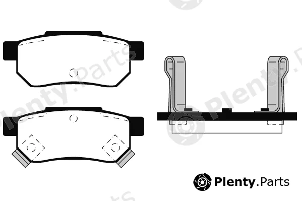 Technika 02047 — Brake Pad Set, disc brake