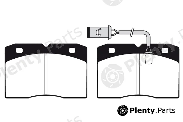 Technika 01124 — Brake Pad Set, disc brake
