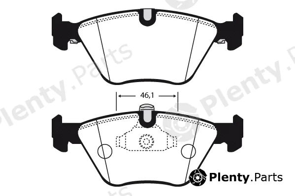 Technika 01318 — Brake Pad Set, disc brake