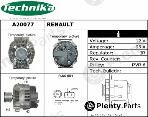 Technika A20077 — Alternator
