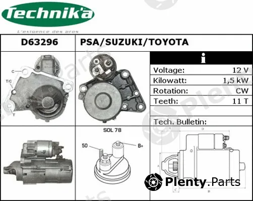 Technika D63296 — Starter