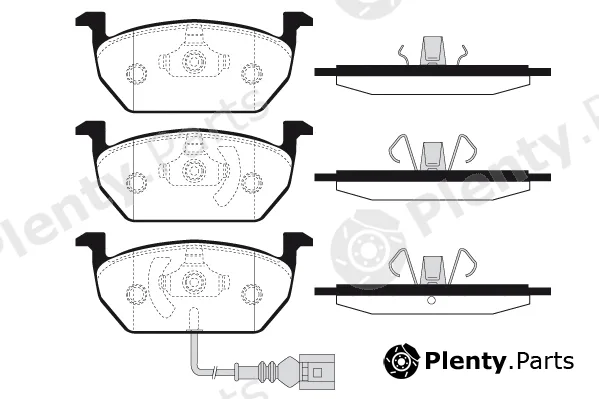 Technika 01860A — Brake Pad Set, disc brake