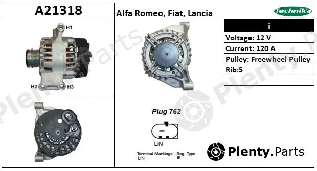Technika A21318 — Alternator