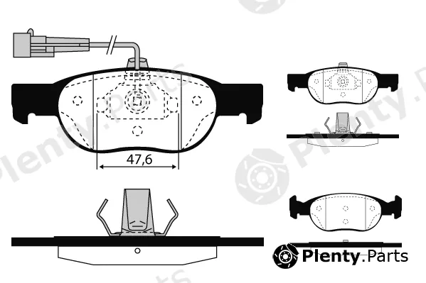 Technika 01063 — Brake Pad Set, disc brake