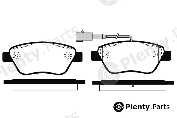 Technika 01197 — Brake Pad Set, disc brake