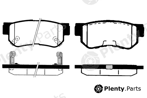 Technika 02172 — Brake Pad Set, disc brake
