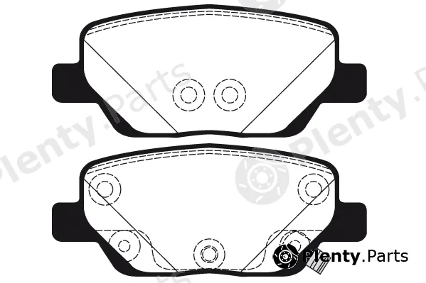 Technika 02316B — Brake Pad Set, disc brake