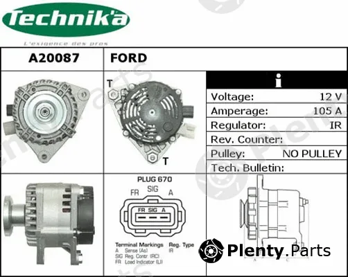 Technika A20087 — Alternator