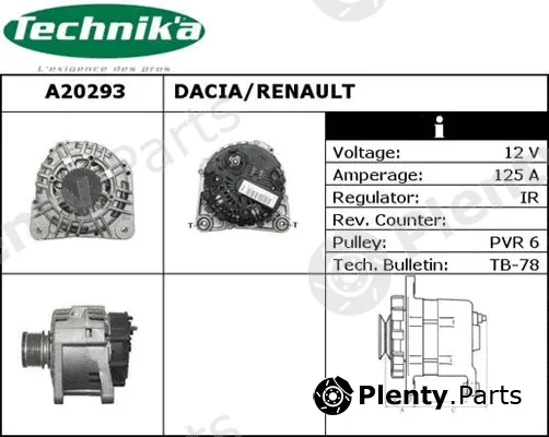 Technika A20293 — Alternator