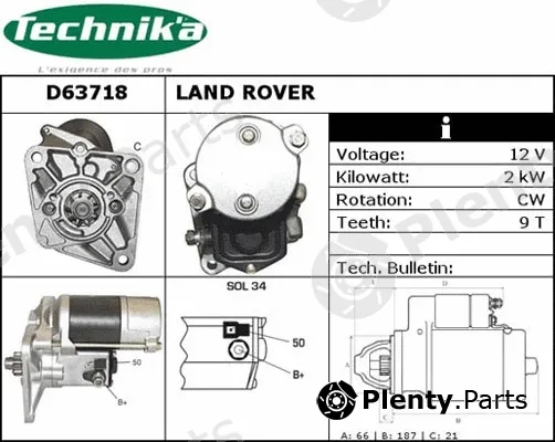 Technika D63718 — Starter