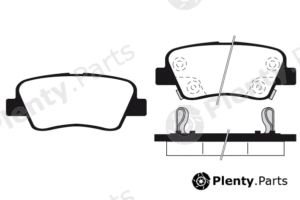 Technika 02279A — Brake Pad Set, disc brake