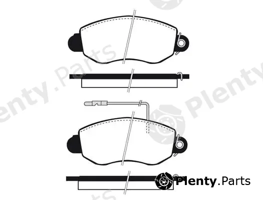 Technika 01760A — Brake Pad Set, disc brake