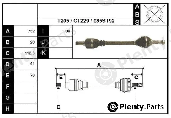 Technika 18085 — Drive Shaft