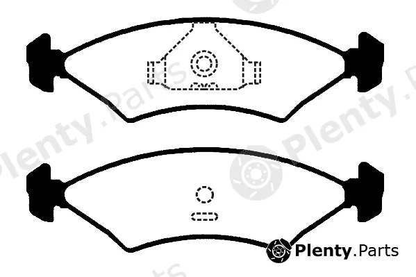 Technika 01100 — Brake Pad Set, disc brake