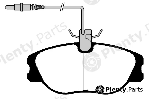Technika 01051A — Brake Pad Set, disc brake