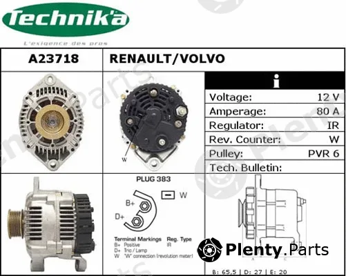 Technika A23718 — Alternator
