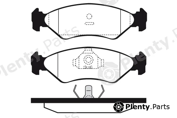 Technika 01027 — Brake Pad Set, disc brake