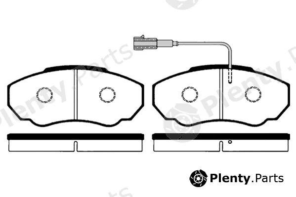 Technika 01210 — Brake Pad Set, disc brake