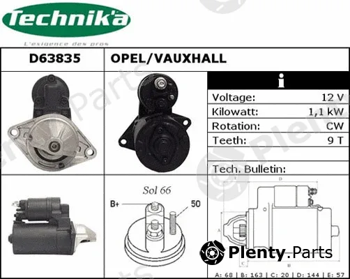 Technika D63835 — Starter