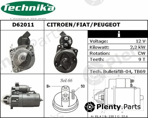 Technika D62011 — Starter