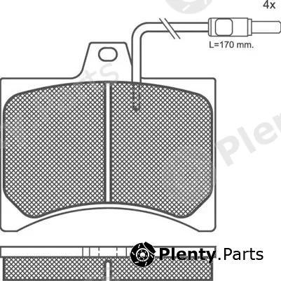 Technika 01083 — Brake Pad Set, disc brake