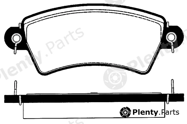 Technika 01180 — Brake Pad Set, disc brake