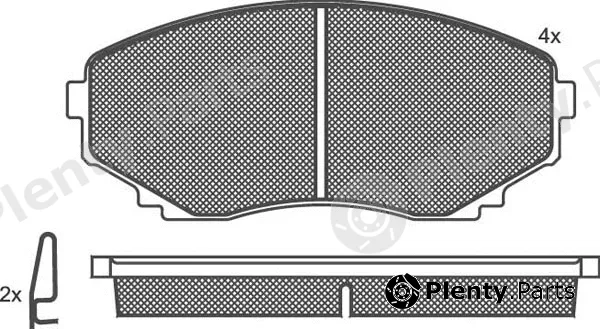 Technika 01570 — Brake Pad Set, disc brake