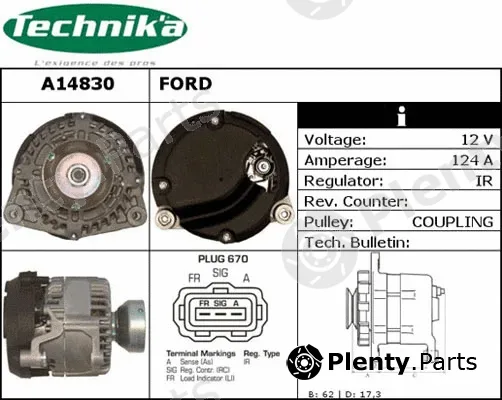 Technika A14830 — Alternator