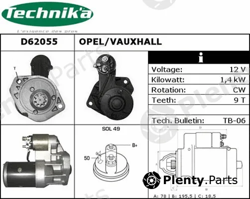 Technika D62055 — Starter