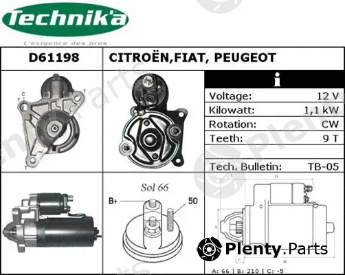 Technika D61198 — Starter