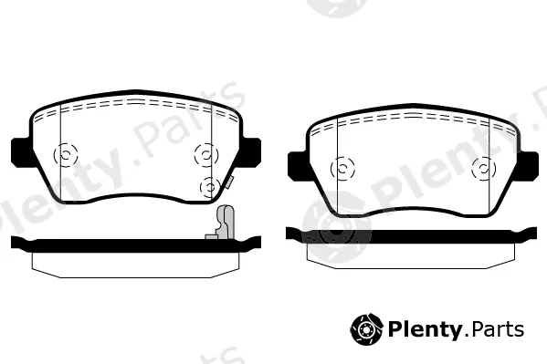 Technika 01640 — Brake Pad Set, disc brake