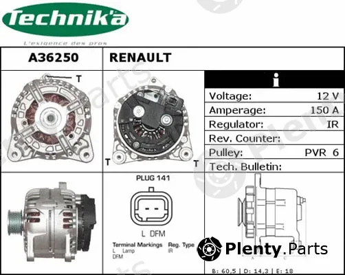 Technika A36250 — Alternator