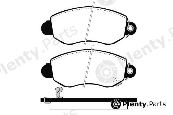 Technika 01172 — Brake Pad Set, disc brake