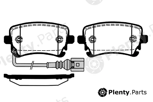 Technika 02174 — Brake Pad Set, disc brake