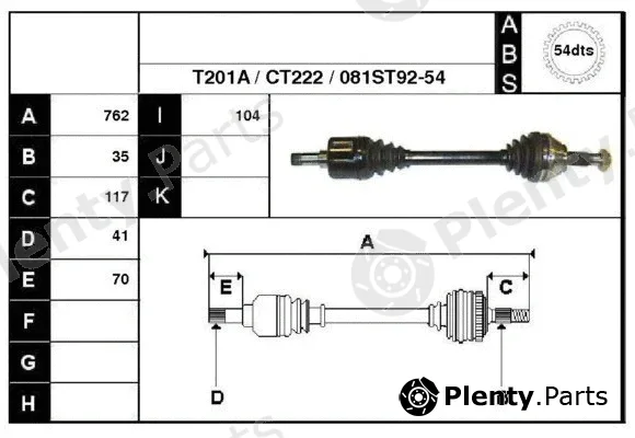Technika 18081A — Drive Shaft