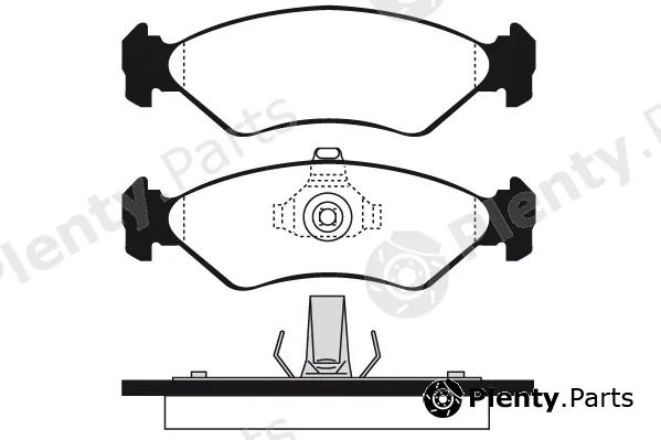 Technika 01042 — Brake Pad Set, disc brake