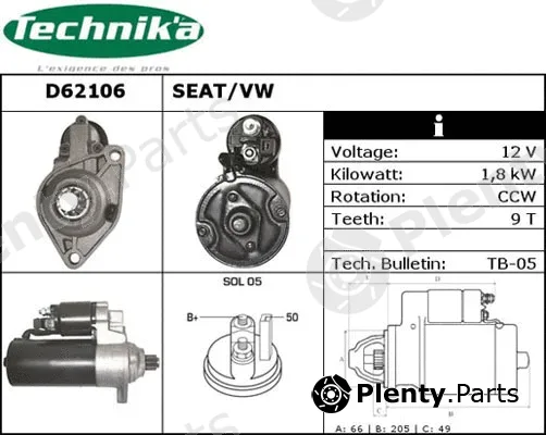 Technika D62106 — Starter
