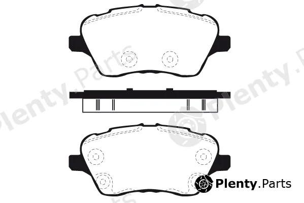 Technika 01910A — Brake Pad Set, disc brake