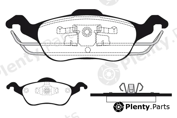 Technika 01145 — Brake Pad Set, disc brake