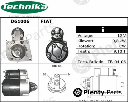 Technika D61006 — Starter
