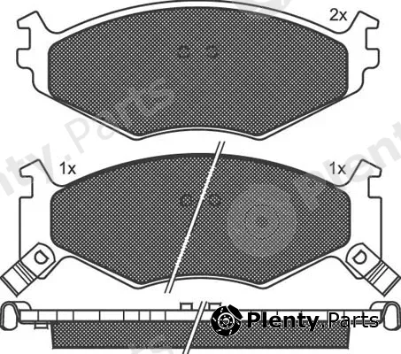 Technika 01122 — Brake Pad Set, disc brake